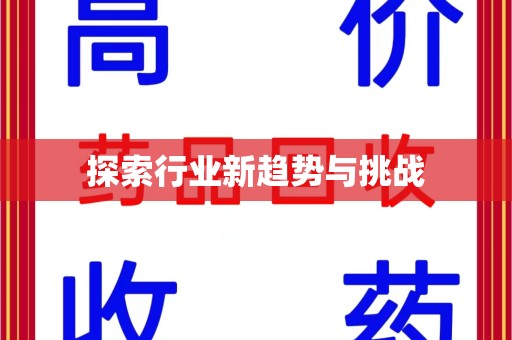 邯郸探索行业新趋势与挑战