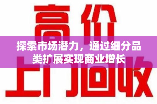 邯郸探索市场潜力，通过细分品类扩展实现商业增长